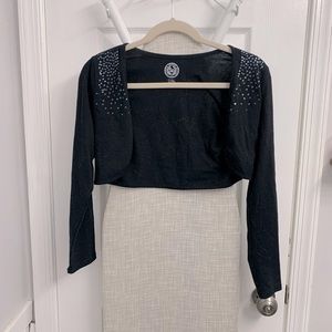 Girls Black Cardigan